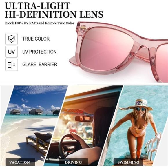 Women\'s Classic Sunglasses Polarized Driving Anti-Glare UV Protection